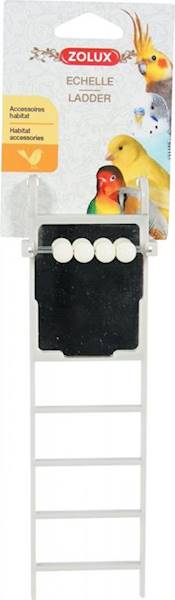 ZX DRABINKA DLA PTAKÓW PLASTIKOWA Z LUSTERKIEM 