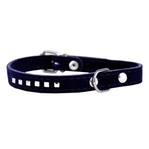 DINO OBROŻA WELUR-OZDOBNA 14mm/36cm GRANATOWA