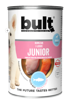 BULT PUSZKA JUNIOR 400G KURCZAK, ŁOSOŚ