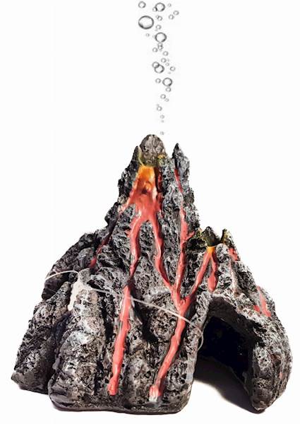 HL Dekoracja ozdoba akwariowa erupcja wulkanu