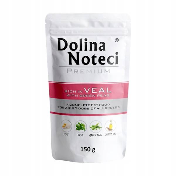 DOLINA NOTECI 150G CIELĘCINA Z ZIELONYM GROSZKIEM