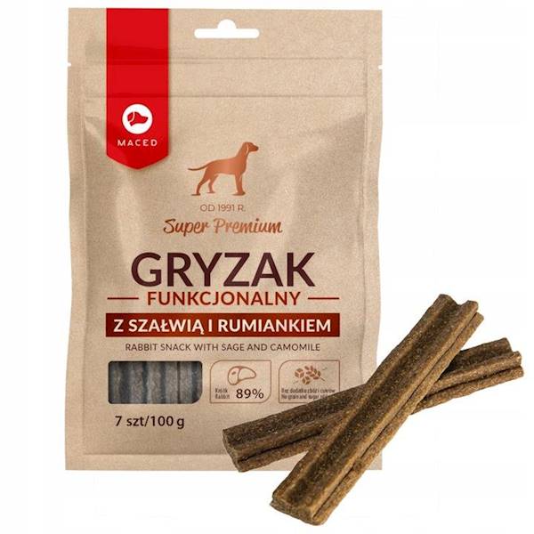 MACED GRYZAK FUNKCJONALNY Z SZAŁWIĄ I RUMIANK100G