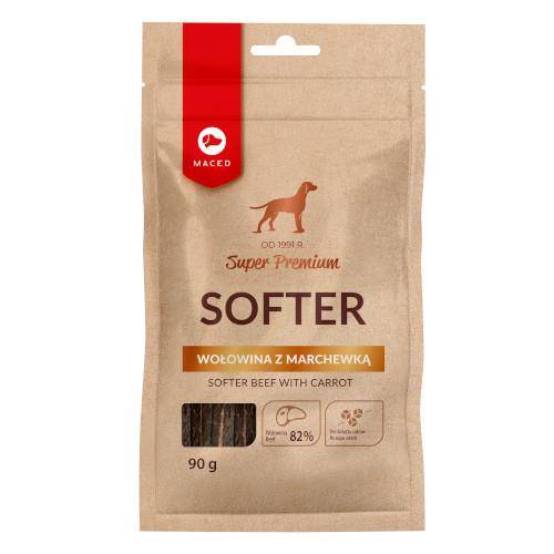 MACED SOFTER Z WOŁOWINĄ I MARCHEWKĄ 90G