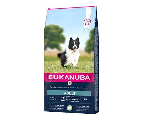 EUKANUBA 12KG ADULT SMALL/MEDIUM JAGNIĘCINA