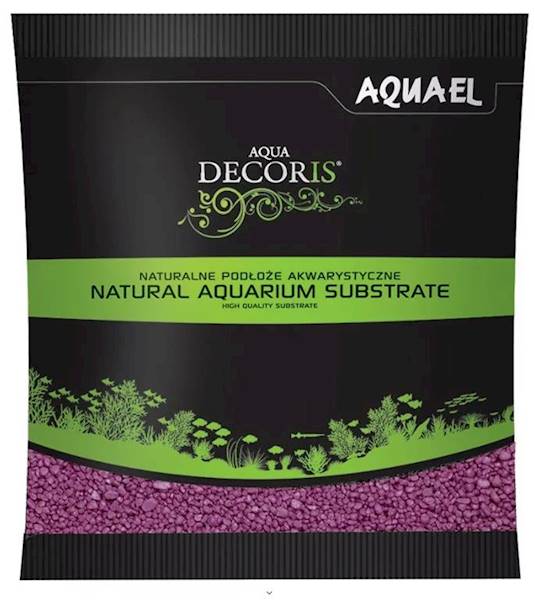 AQUAEL ŻWIREK AQUA DECORIS 1KG FUKSJA
