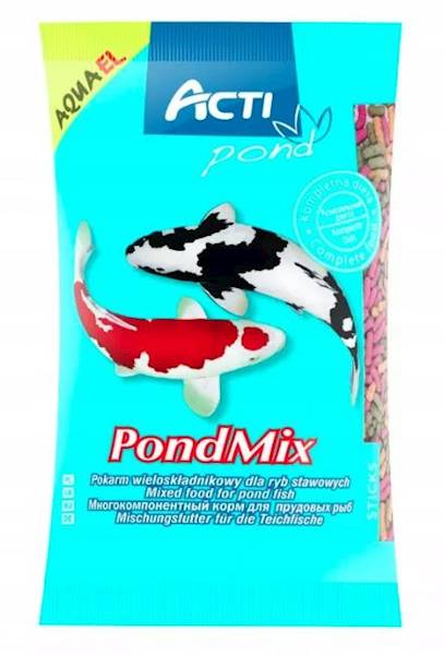 AQUAEL POKARM ACTI POND 2L PAŁECZKI MIX