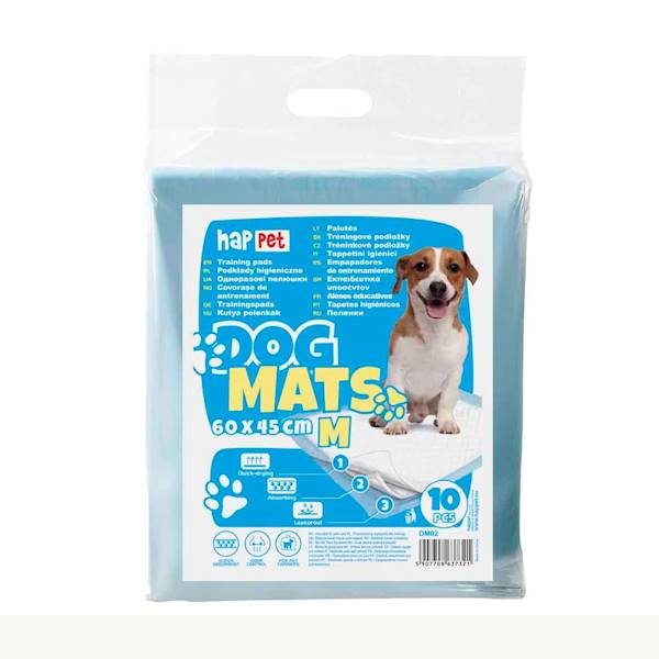 HP MATY HIGIENICZNA 60x45cm 10 szt HAPPET PODKŁADY