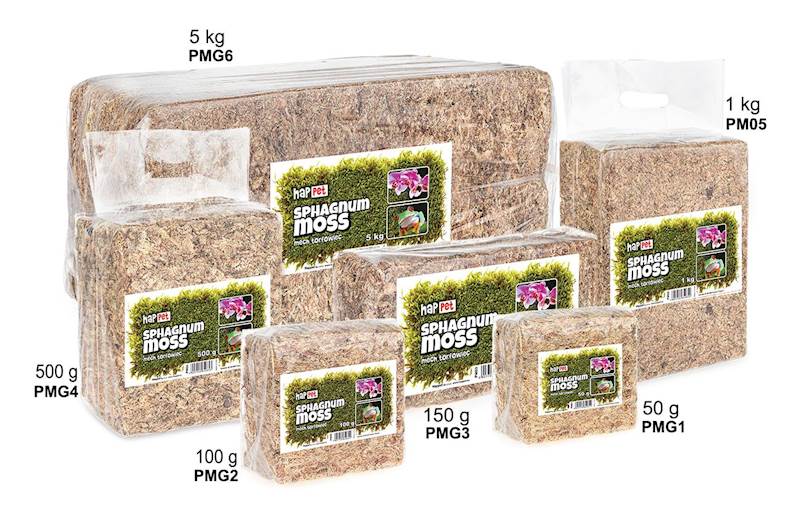 HP Mech torfowiec Sphagnum moss 150g