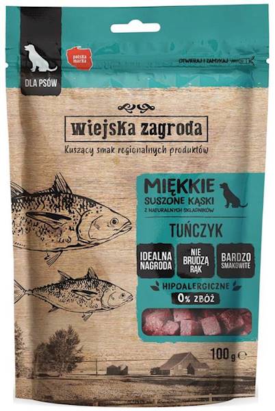 WIEJSKA ZAGRODA PRZYSMAK 100G TUŃCZYK PIES