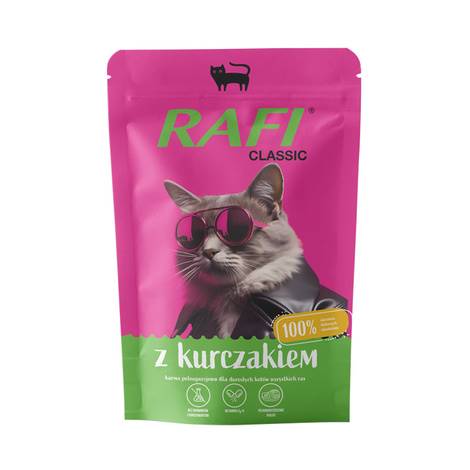 RAFI 100G KOT CLASSIC Z KURCZAKIEM