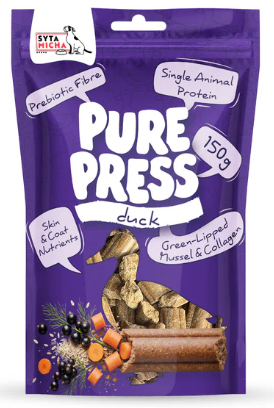 SYTA MICHA PURE PRESS 150G TŁ. NA ZIMNO KACZKA