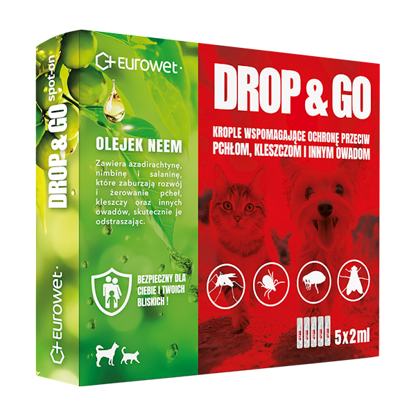 EUROWET KROPLE DROP&GO SPOT ON 5x2ML