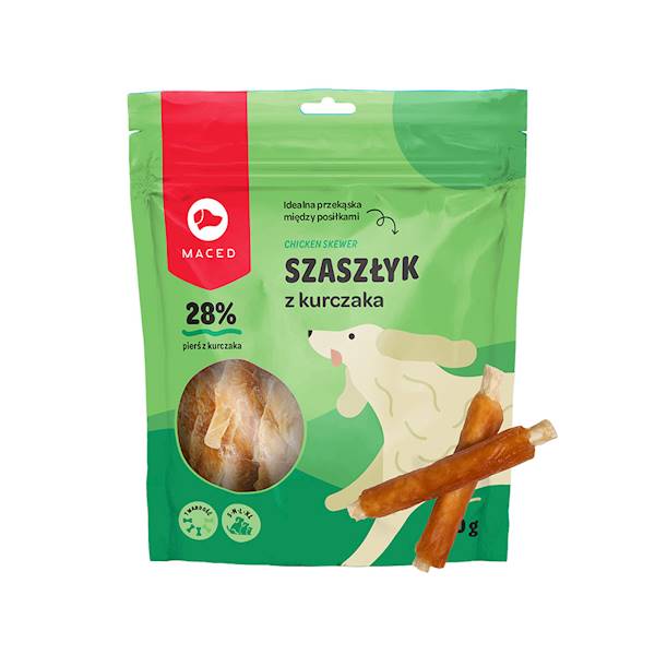 MACED SZASZŁYK MINI KABANOS Z KURCZAKIEM 500G