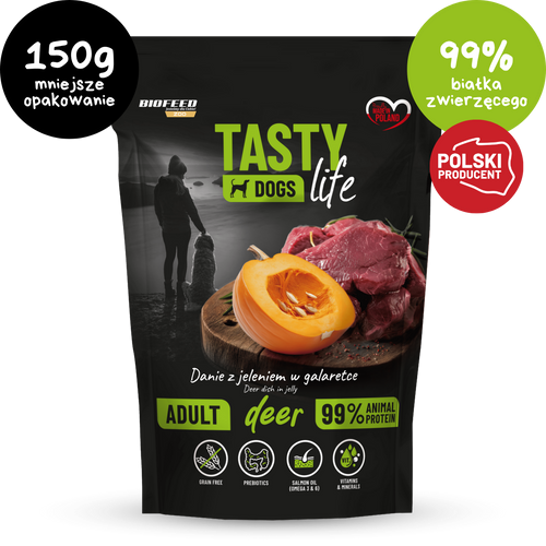 GW TASTY DOG LIFE MINI 150G JELEŃ