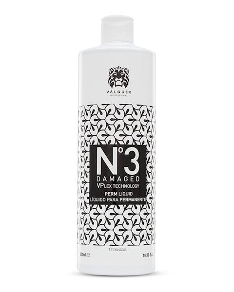 VALQUER Płyn trwała Perm Lotion N'3 Damaged 500 ml