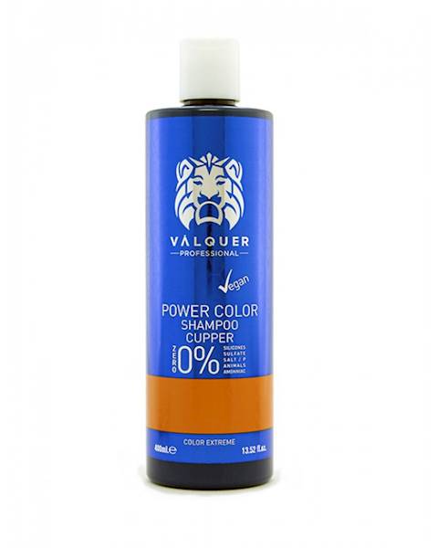 VALQUER Szampon VEGAN Cupper Power Color 400 ml