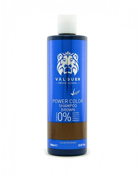 VALQUER Szampon VEGAN Brown Power Color 400 ml