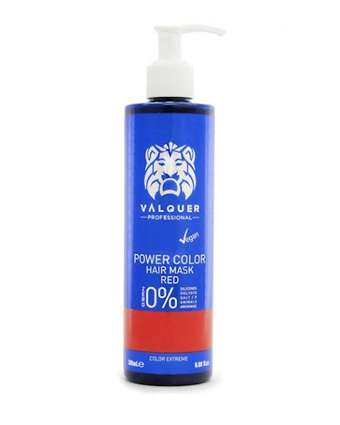 VALQUER Maska VEGAN Red Power Color 250 ml