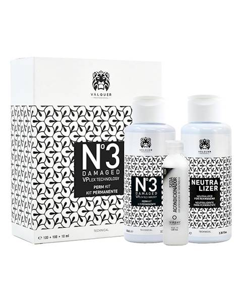 VALQUER Trwała Zestaw Kit Lotion N'3 Damaged