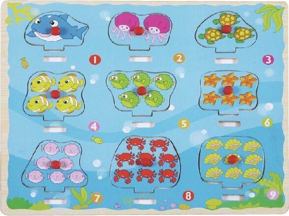 5458A TOP BRIGHT PUZZLE DREW . PINY LICZYMY OCEAN 