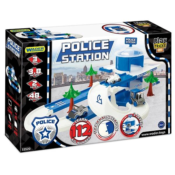 53520 PLAY TRACKS CITY POSTERUNEK POLICJI 