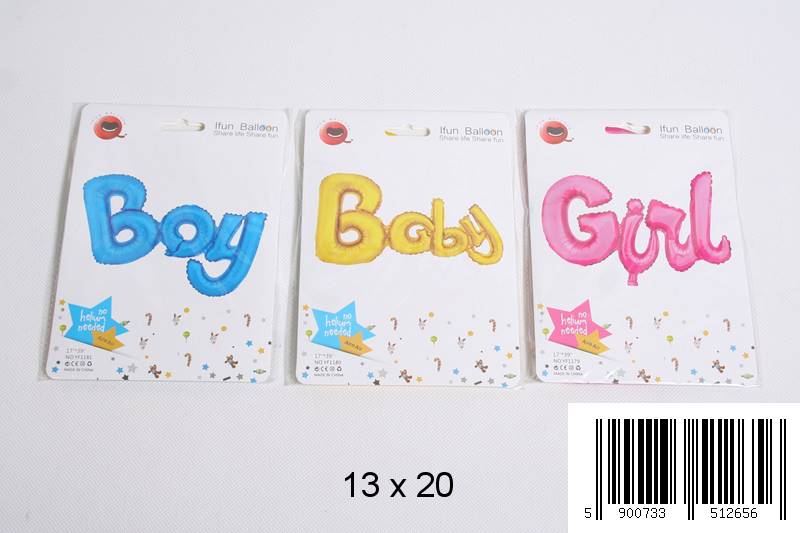 0722G BALON 17 " * 39 " 
