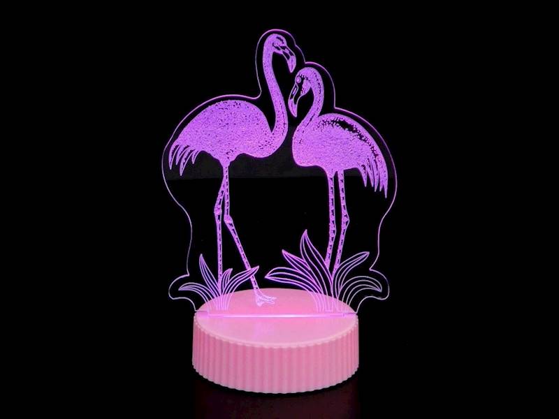 3/495661 LAMPKA DWA FLAMINGI