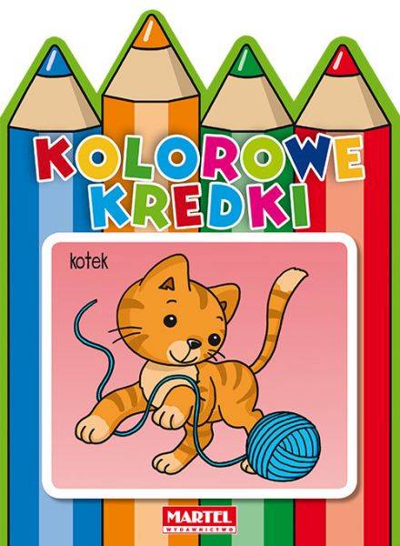 KOLOROWE KREDKI KOTEK 