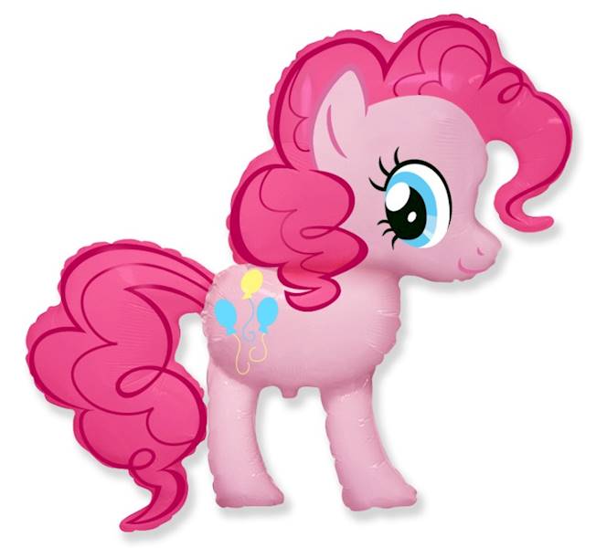 901738 BALON FOLIOWY 24" KUCYKI PINK.