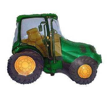 901681 BALON FOLIA 24 CALE TRAKTOR CZERWONY ZIELON