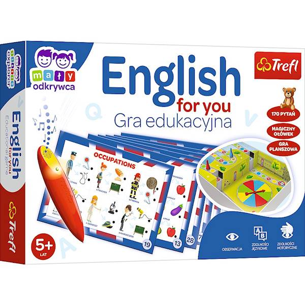 02113 GRA ENGLISH FOR YOU MAGICZNY OŁÓWEK 