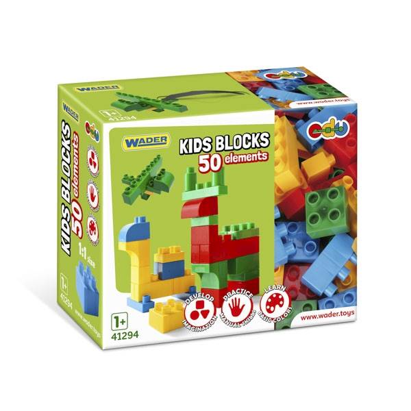 41294 KIDS BLOCKS KLOCKI 50 EL. 