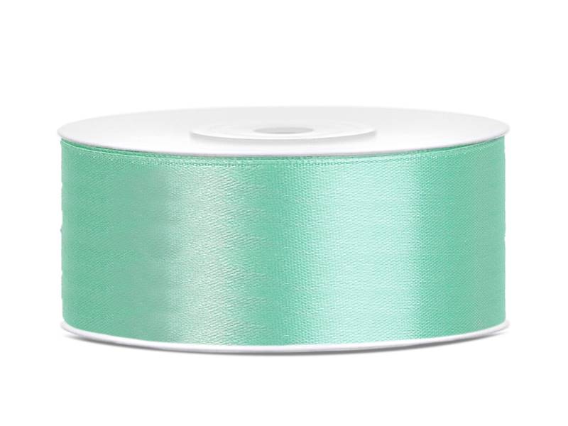 TS25-103 TASIEMKA SATYNOWA MIĘTA 25 MM / 25 M 