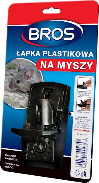ŁAPKA NA MYSZY PLASTIKOWA