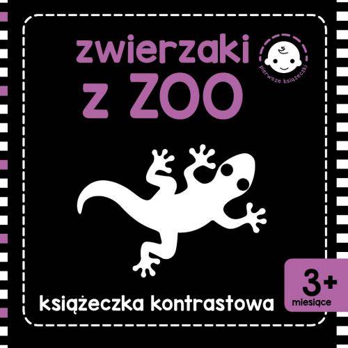 KSIĄŻECZKA KONTRASTOWA - ZWIERZAKI W ZOO 3+miesiąc