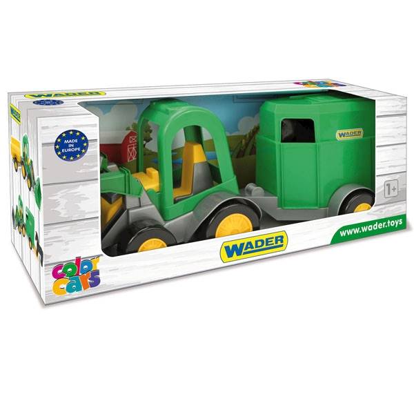 35224 FARMER TRAKTOR ŁADOWARKA PRZYCZEPA NA KONIA