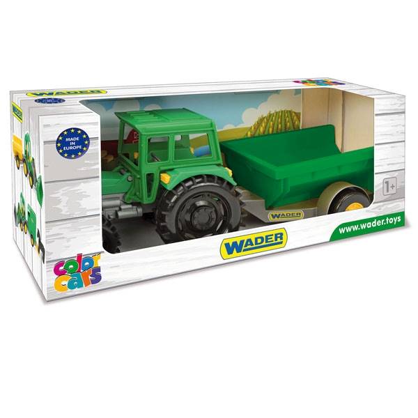 35022 FARMER TRAKTOR Z PRZYCZEPĄ KARTON