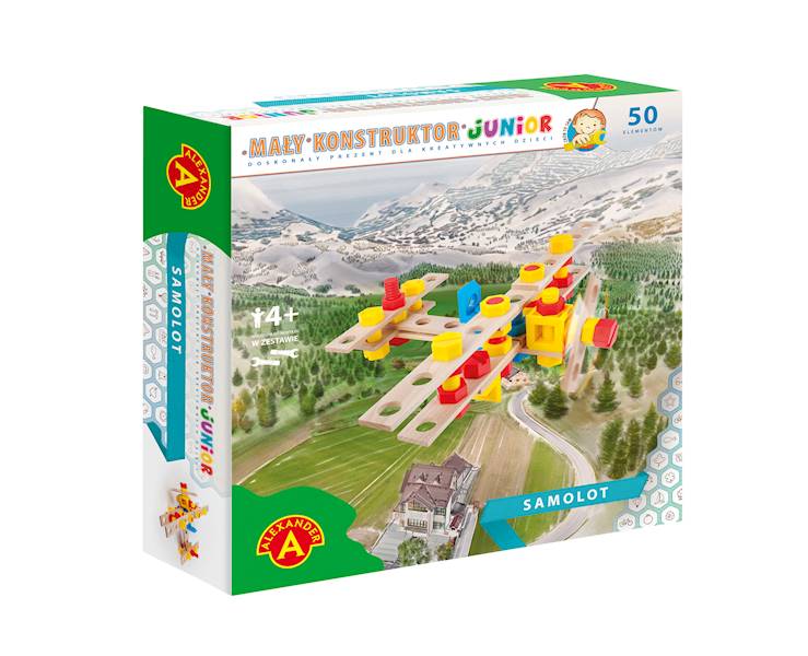 MAŁY KONSTRUKTOR JUNIOR SAMOLOT
