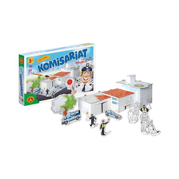 DOMEK DO MALOWANIA KOMISARIAT POLICJI 
