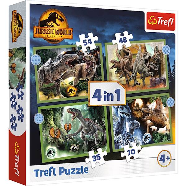 34607 4W1 GROŹNE DINOZAURY