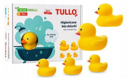 514 KACZUSZKI DO KĄPIELI 5 SZT. BEZ DZIURKI
