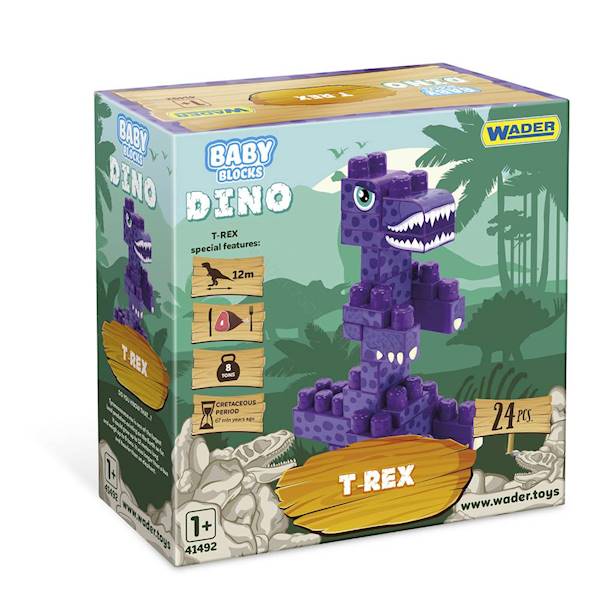 41496 BABY BLOCKS DINO KLOCKI T - REX