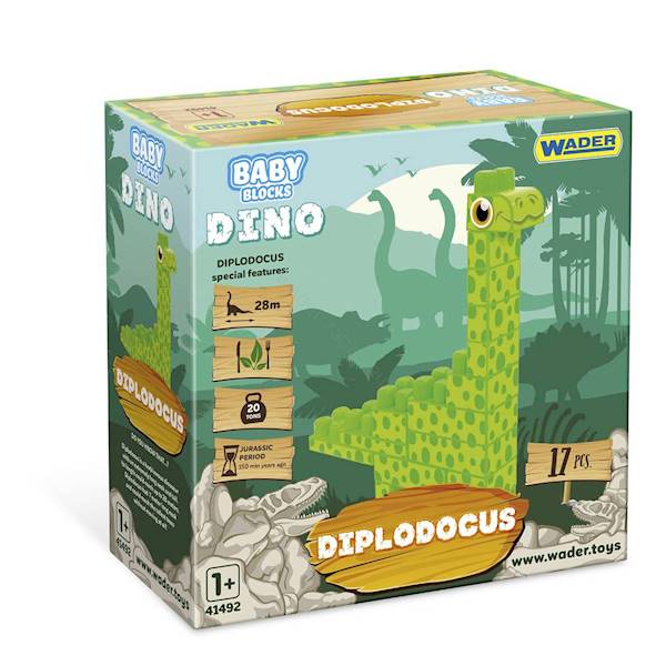 41493 BABY BLOCKS DINO KLOCKI DIPLODOK