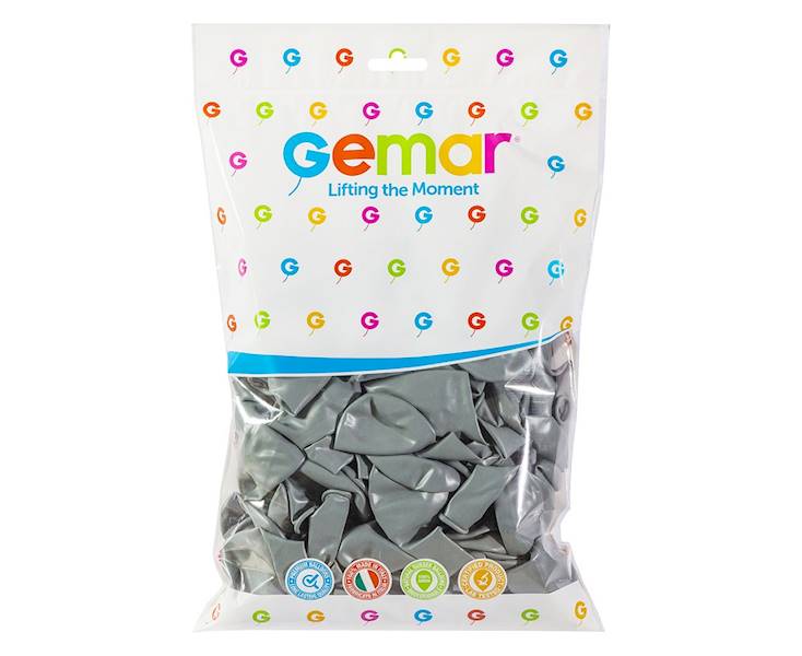 G90/70 SZARE BALONY PASTEL 10" 100SZTUK