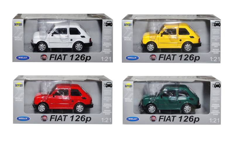 130-24066 WELLY FIAT 126P SKALA 1:21 