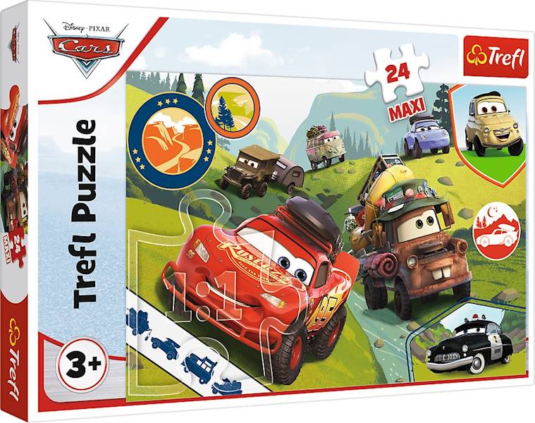 14352 24 MAXI WESOŁE AUTA / DISNEY CARS 3 