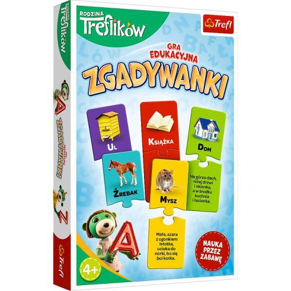 02338 GRA ZAGADKOWY ALFABET RODZINA TREFLIKÓW
