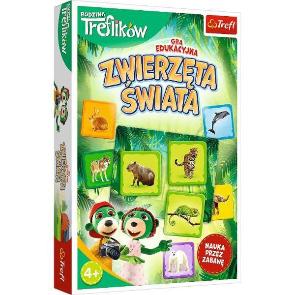 02337 GRA ZWIERZĘTA ŚWIATA RODZINA TREFLIKÓW