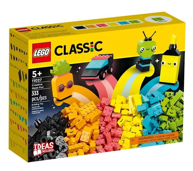 11027 Kreatywna zabawa neonowymi klockami