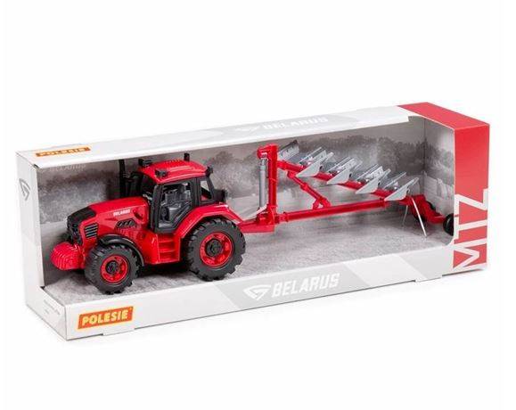 91338 TRAKTOR BELARUS Z PŁUGIEM 